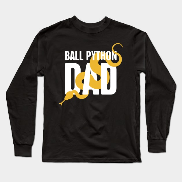 Ball Python Dad Long Sleeve T-Shirt by MeatMan